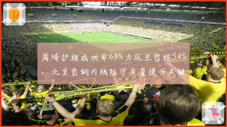 周琦护框成功率68%力压王哲林54%，北京首钢内线防守质量提升关键